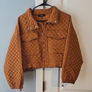 Lulus Brown Quilted Women's Jacket